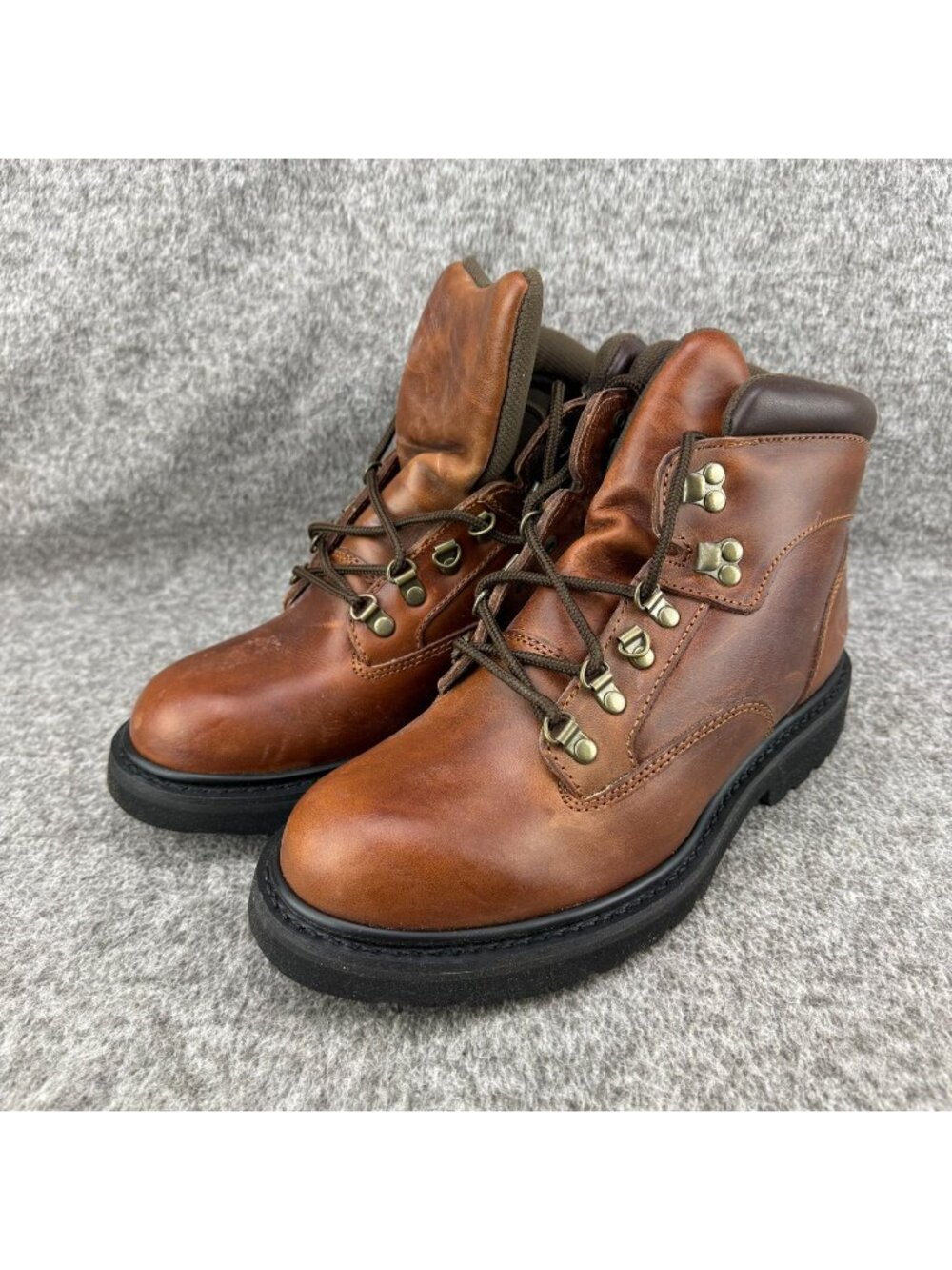 ✅Men's 8.5M WORX by RED WING 5442 Waterproof Safety Toe EH Work Boots NOS
